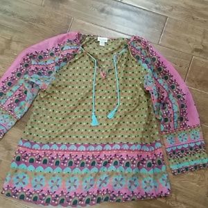 Live Happy by Natural Life sheer top